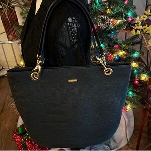 Eric Javits New York Tweed Shoulder Bag Tote